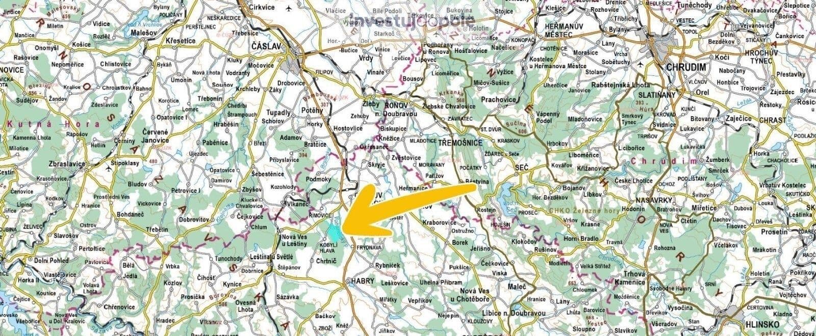 plot for sale, 17,535 m², Golčův Jeníkov, Vysočina Region plot for sale, 17,535 m², Golčův Jeníkov, Vysočina Region