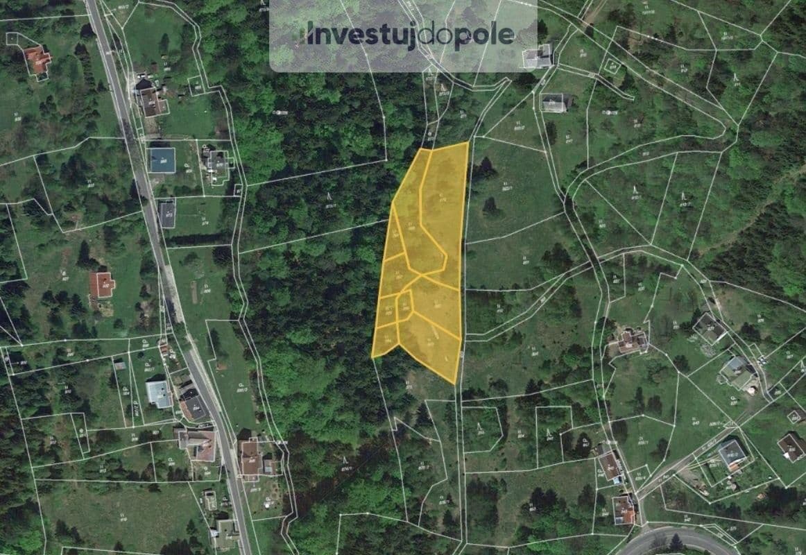 plot for sale, 5,425 m², Michlův Kopec, Desná, Liberecký Region plot for sale, 5,425 m², Michlův Kopec, Desná, Liberecký Region