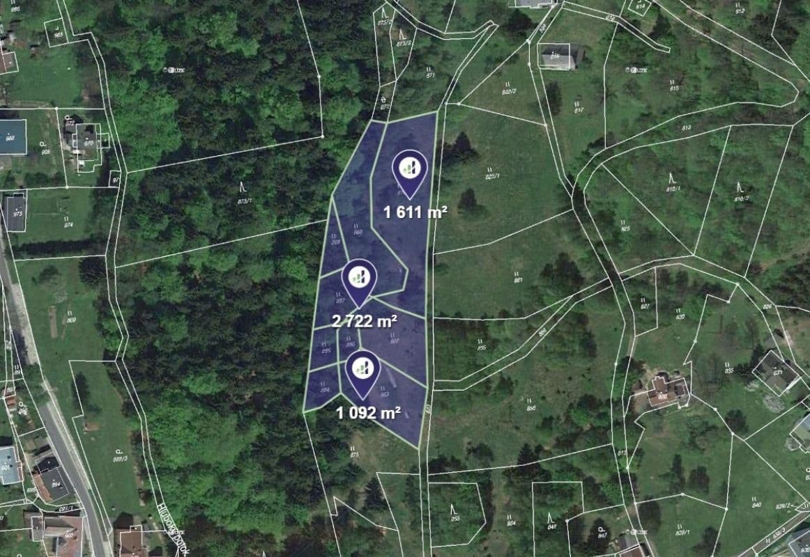 plot for sale, 5,425 m², Desná, Liberecký Region plot for sale, 5,425 m², Desná, Liberecký Region
