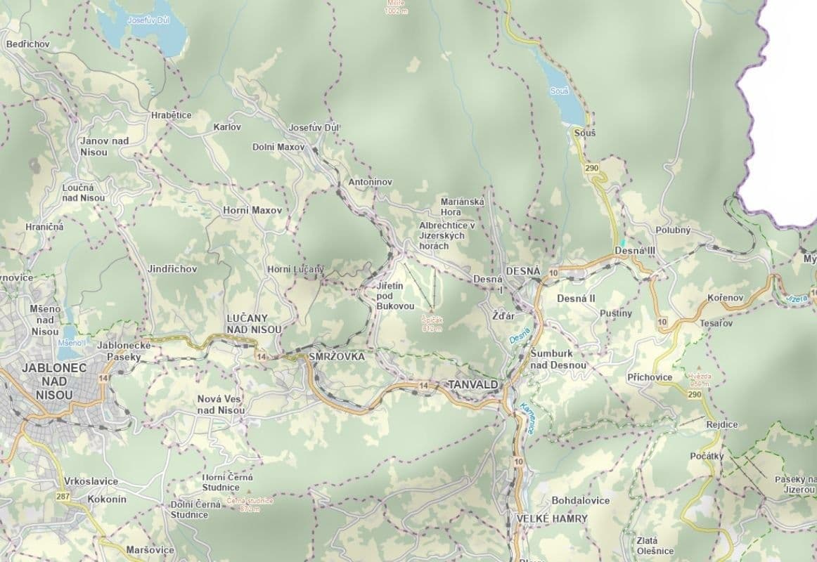 plot for sale, 5,425 m², Desná, Liberecký Region plot for sale, 5,425 m², Desná, Liberecký Region
