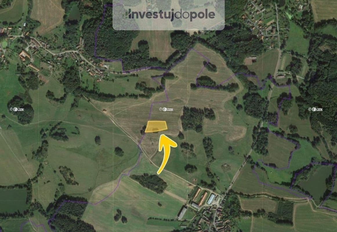 plot for sale, 5,320 m², Chanovice, Plzeňský Region plot for sale, 5,320 m², Chanovice, Plzeňský Region