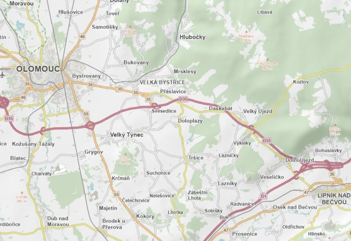 plot for sale, 4,410 m², Velký Újezd, Olomoucký Region plot for sale, 4,410 m², Velký Újezd, Olomoucký Region