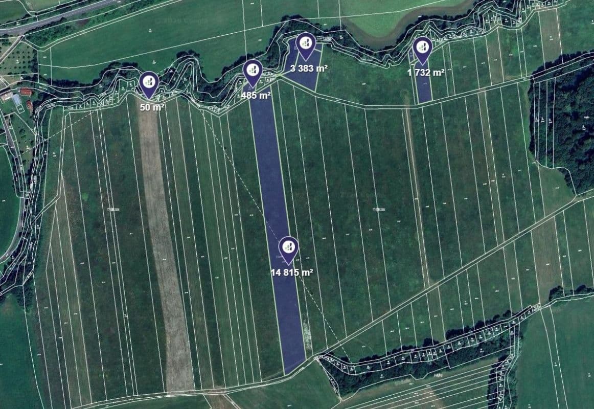 plot for sale, 13,643 m², Police, Zlínský Region plot for sale, 13,643 m², Police, Zlínský Region