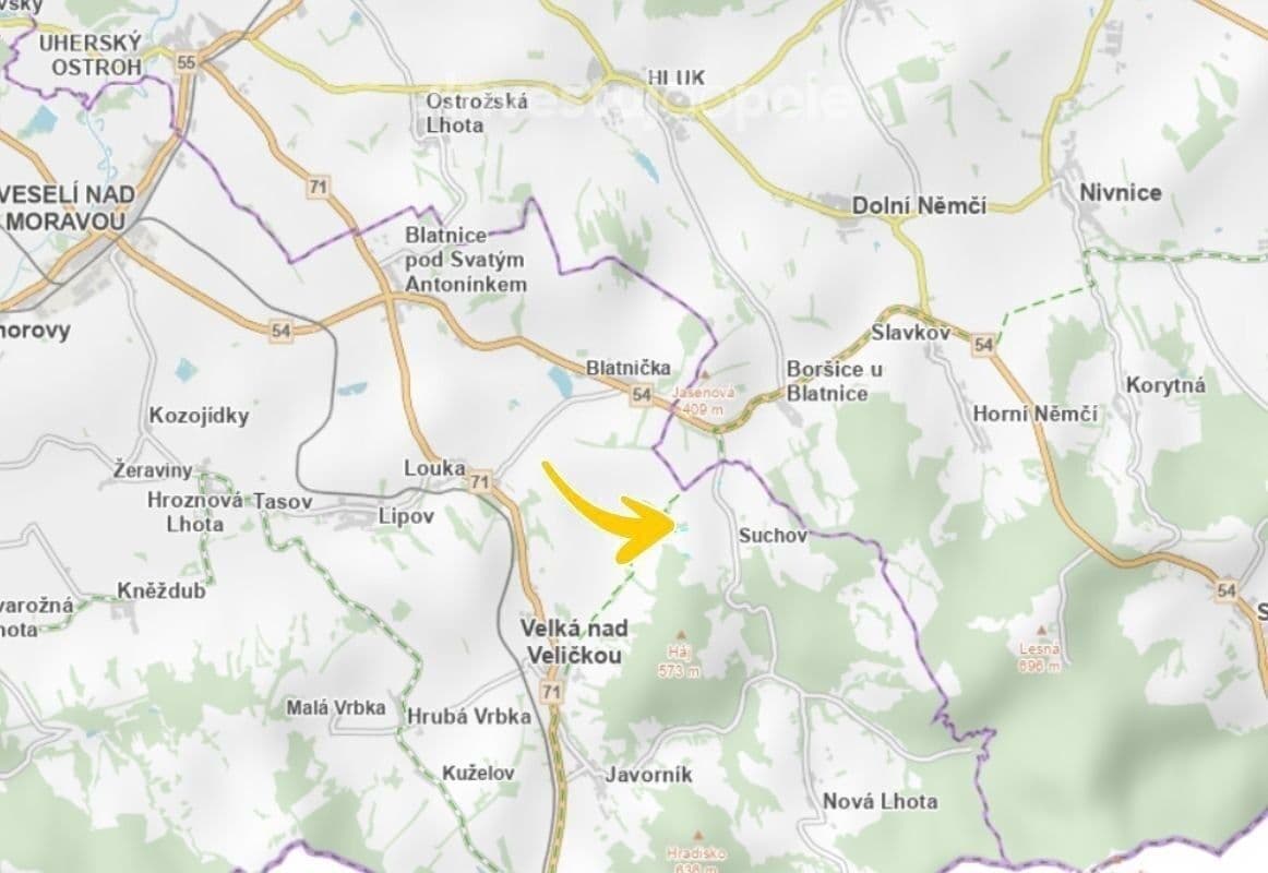 plot for sale, 4,308 m², Suchov, Jihomoravský Region plot for sale, 4,308 m², Suchov, Jihomoravský Region