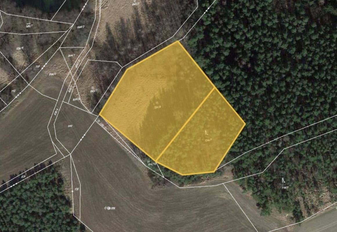 plot for sale, 8,354 m², Neveklov, Středočeský Region plot for sale, 8,354 m², Neveklov, Středočeský Region