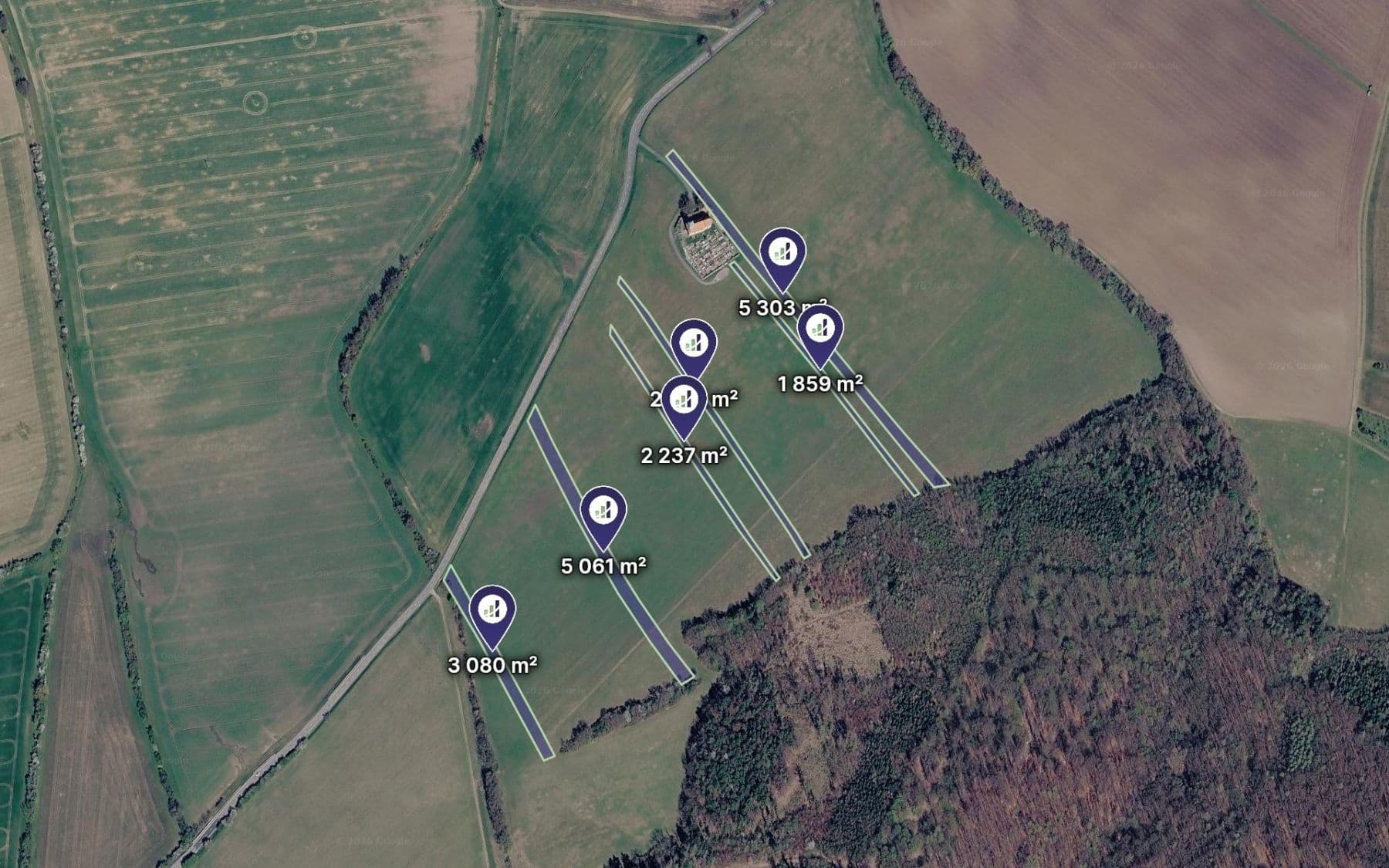 plot for sale, 20,175 m², Roštín, Zlínský Region plot for sale, 20,175 m², Roštín, Zlínský Region