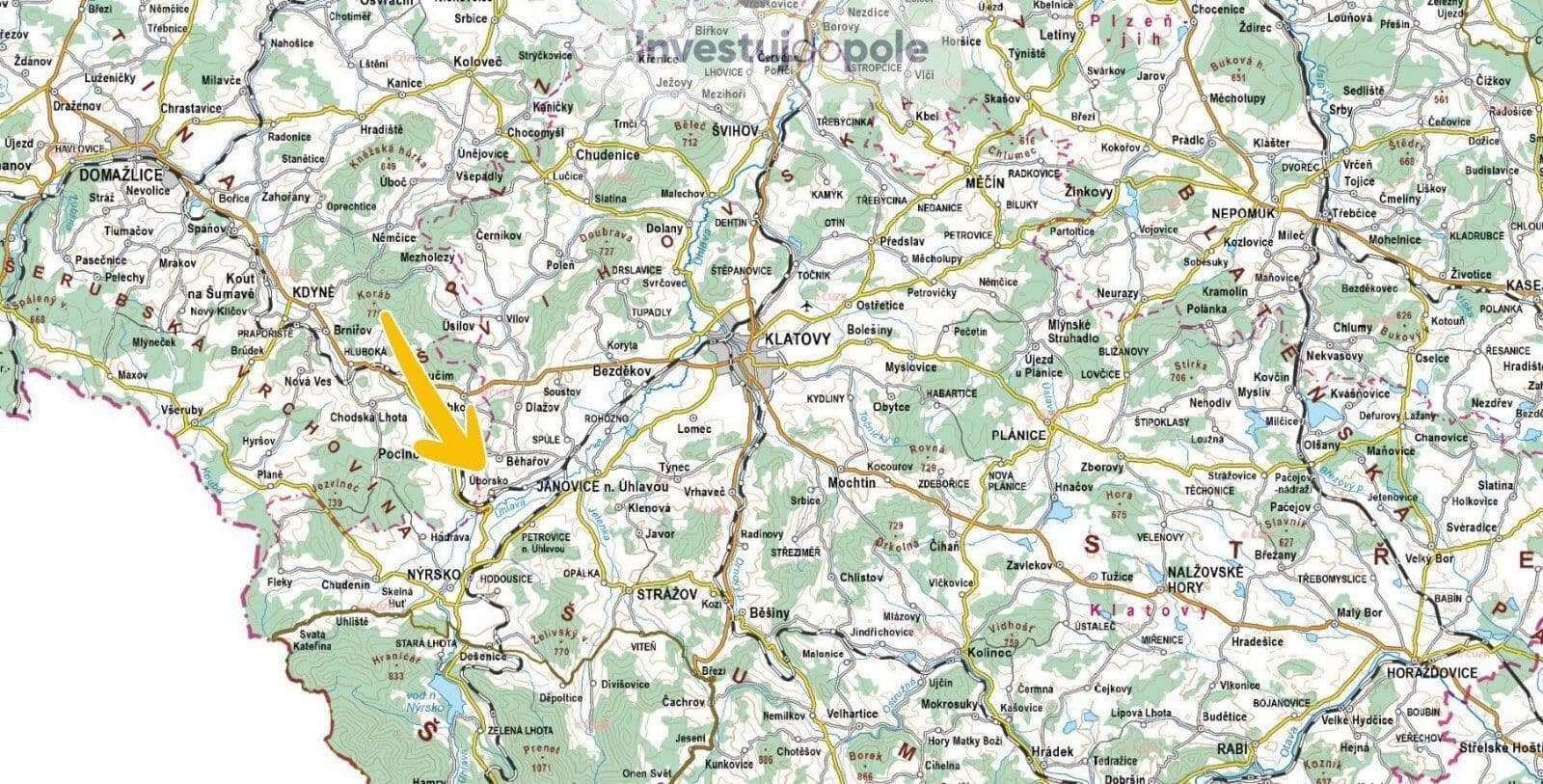 plot for sale, 16,236 m², Běhařov, Plzeňský Region plot for sale, 16,236 m², Běhařov, Plzeňský Region