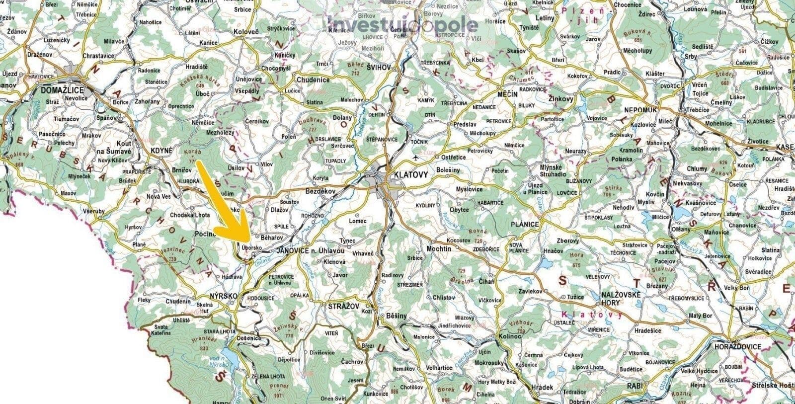 plot for sale, 16,236 m², Běhařov, Plzeňský Region plot for sale, 16,236 m², Běhařov, Plzeňský Region