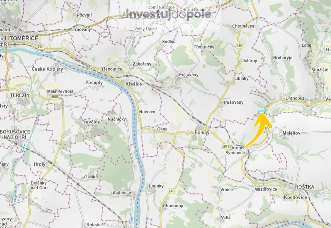 plot for sale, 24,367 m², Polepy, Ústecký Region plot for sale, 24,367 m², Polepy, Ústecký Region