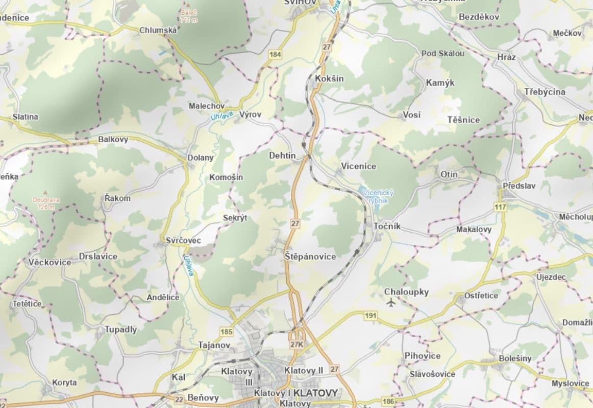 plot for sale, 11,350 m², Ježovy, Plzeňský Region plot for sale, 11,350 m², Ježovy, Plzeňský Region