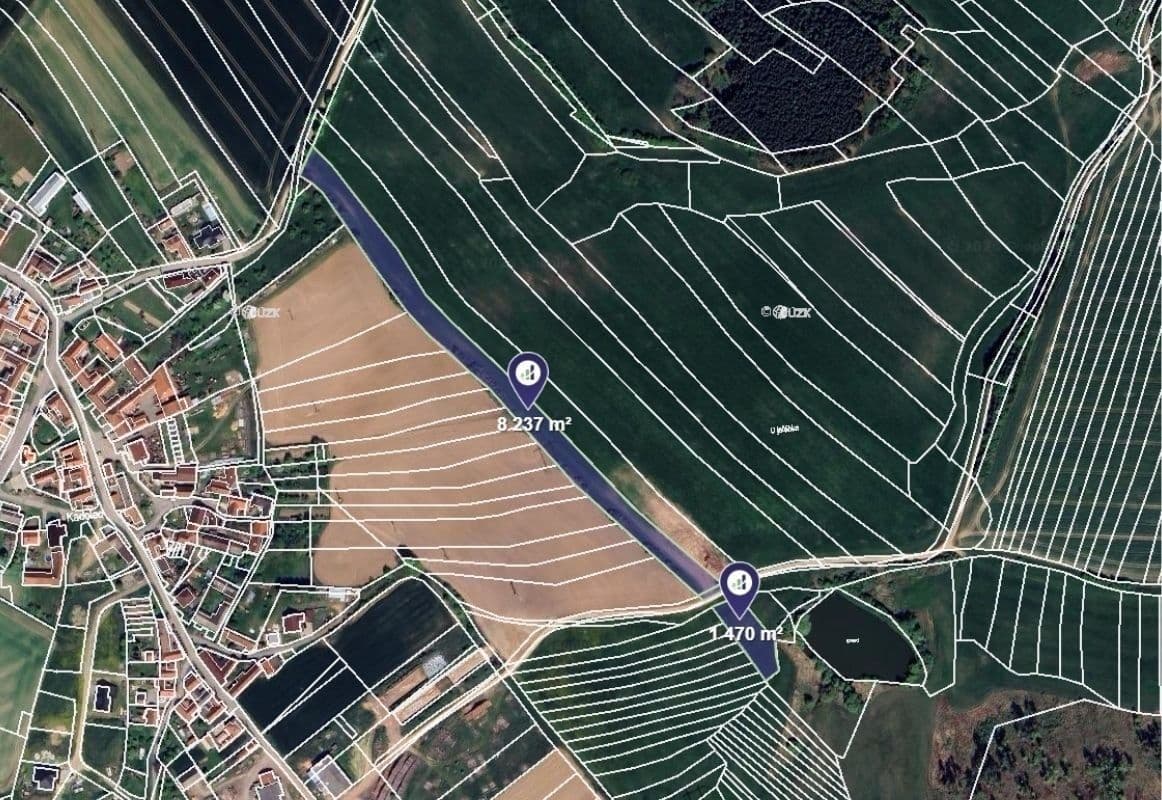 plot for sale, 9,707 m², Kadolec, Vysočina Region plot for sale, 9,707 m², Kadolec, Vysočina Region