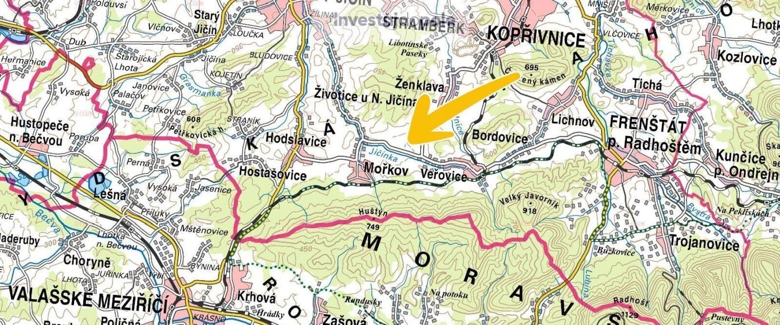 plot for sale, 2,360 m², Mořkov, Moravskoslezský Region plot for sale, 2,360 m², Mořkov, Moravskoslezský Region