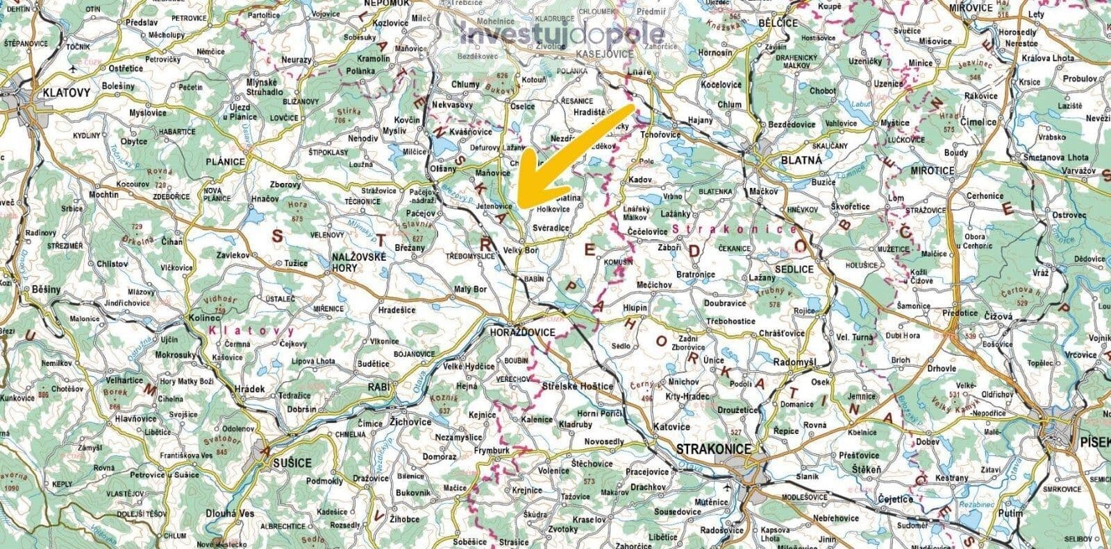 plot for sale, 8,479 m², Chanovice, Plzeňský Region plot for sale, 8,479 m², Chanovice, Plzeňský Region