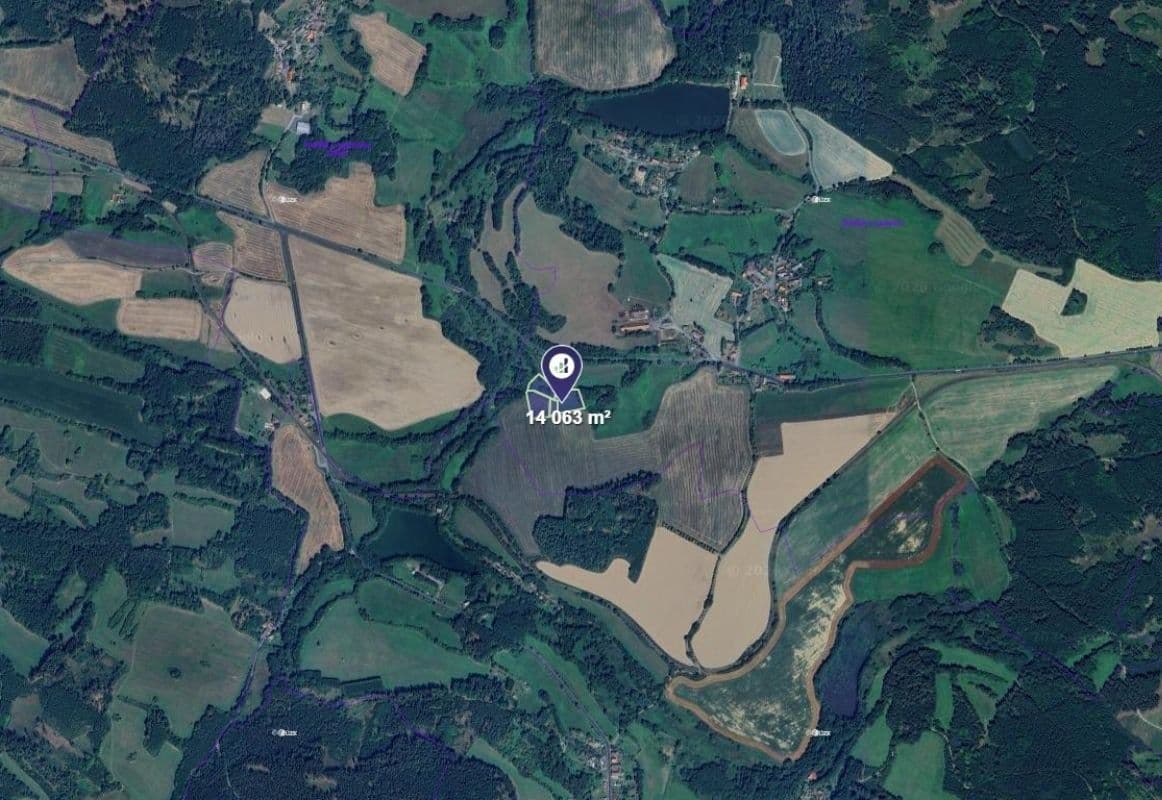 plot for sale, 14,063 m², Životice, Plzeňský Region plot for sale, 14,063 m², Životice, Plzeňský Region