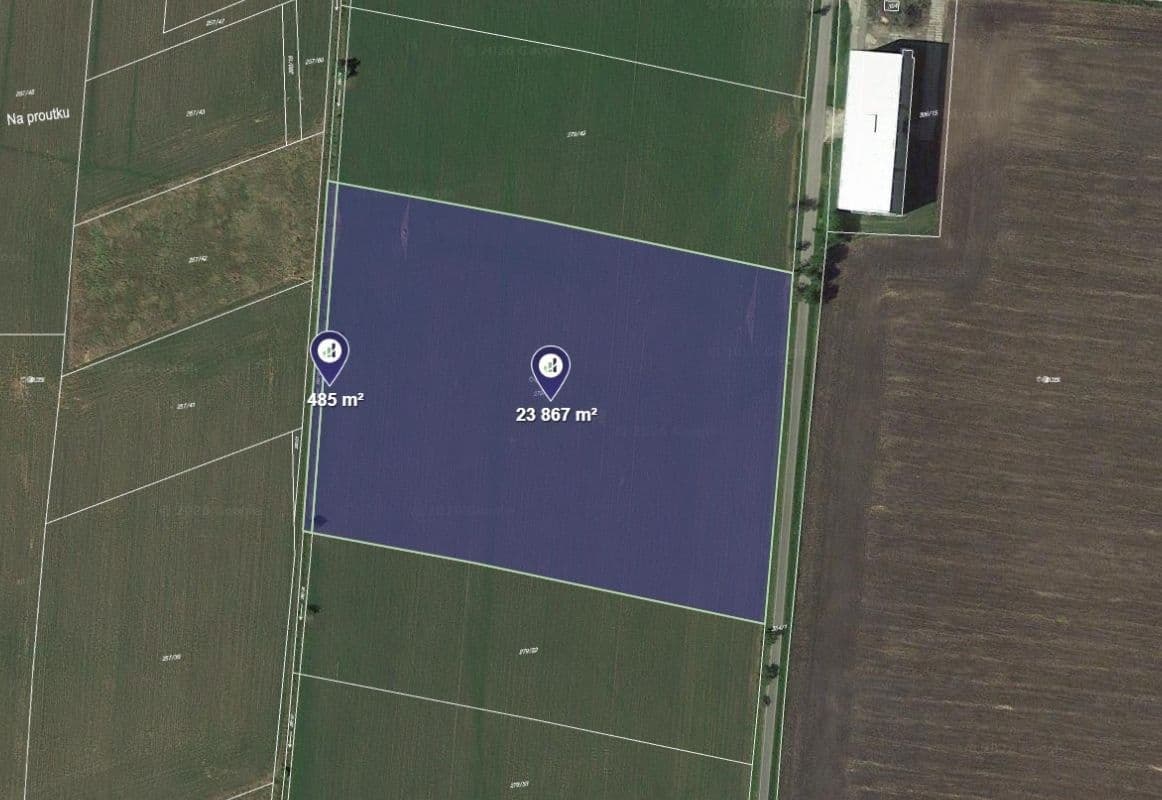 plot for sale, 13,529 m², Dobrovice, Středočeský Region plot for sale, 13,529 m², Dobrovice, Středočeský Region