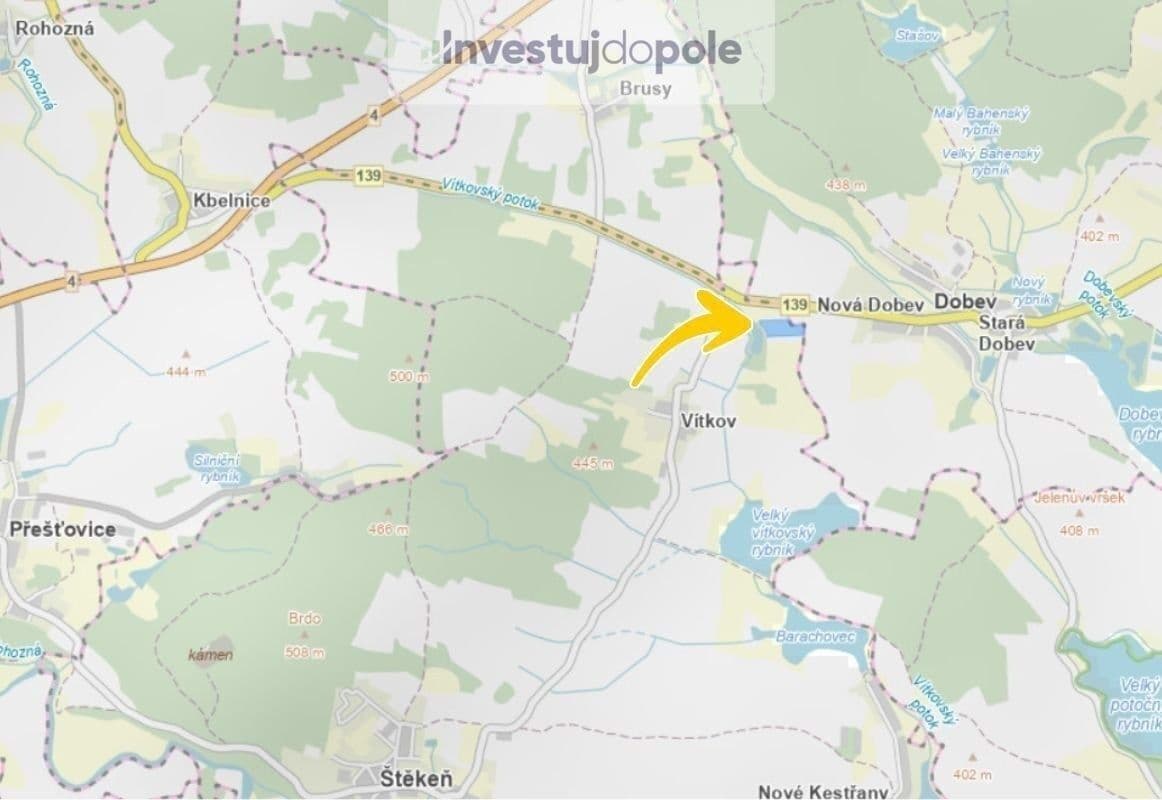 plot for sale, 18,093 m², Štěkeň, Jihočeský Region plot for sale, 18,093 m², Štěkeň, Jihočeský Region