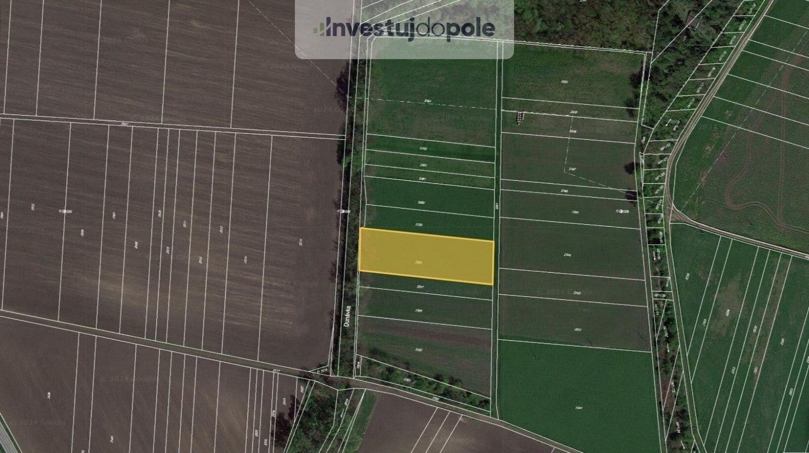 plot for sale, 2,963 m², Sokolnice, Jihomoravský Region plot for sale, 2,963 m², Sokolnice, Jihomoravský Region