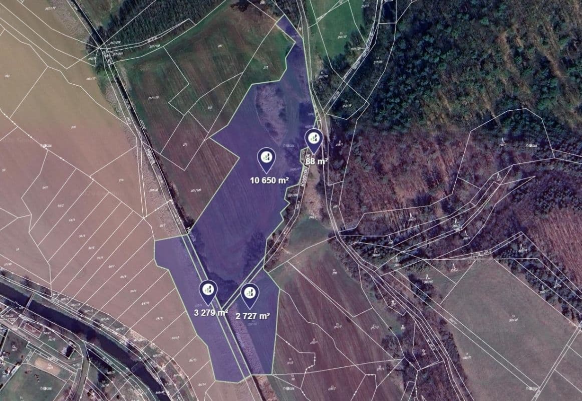 plot for sale, 16,744 m², Vranová Lhota, Pardubický Region plot for sale, 16,744 m², Vranová Lhota, Pardubický Region