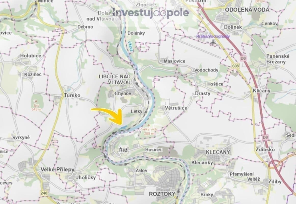 plot for sale, 23,231 m², Libčice nad Vltavou, Středočeský Region plot for sale, 23,231 m², Libčice nad Vltavou, Středočeský Region