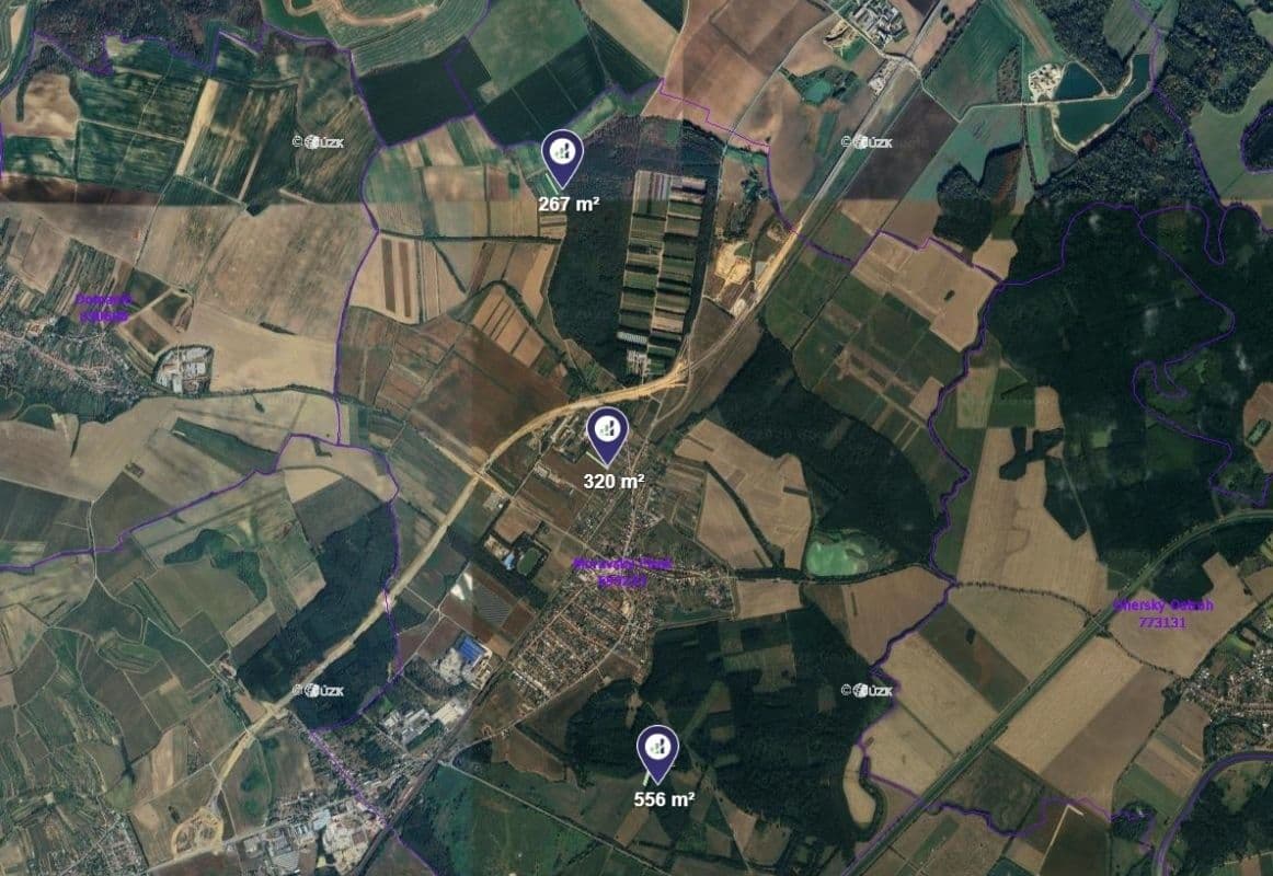 plot for sale, 572 m², Moravský Písek, Jihomoravský Region plot for sale, 572 m², Moravský Písek, Jihomoravský Region