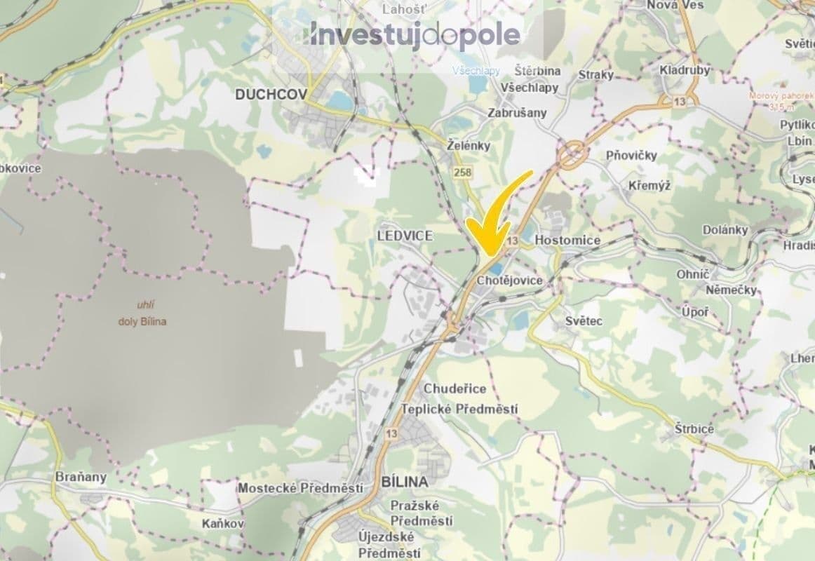 plot for sale, 23,900 m², Světec, Ústecký Region plot for sale, 23,900 m², Světec, Ústecký Region
