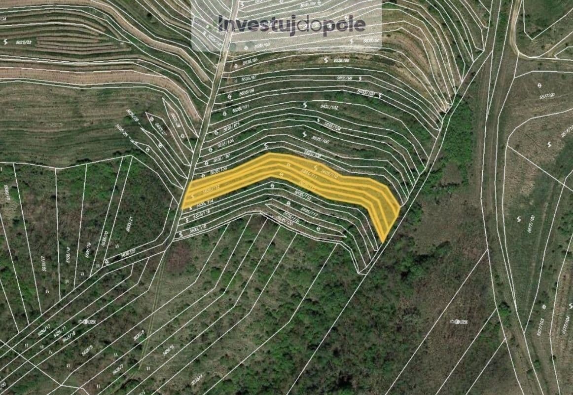 plot for sale, 1,606 m², Hustopeče, Jihomoravský Region plot for sale, 1,606 m², Hustopeče, Jihomoravský Region