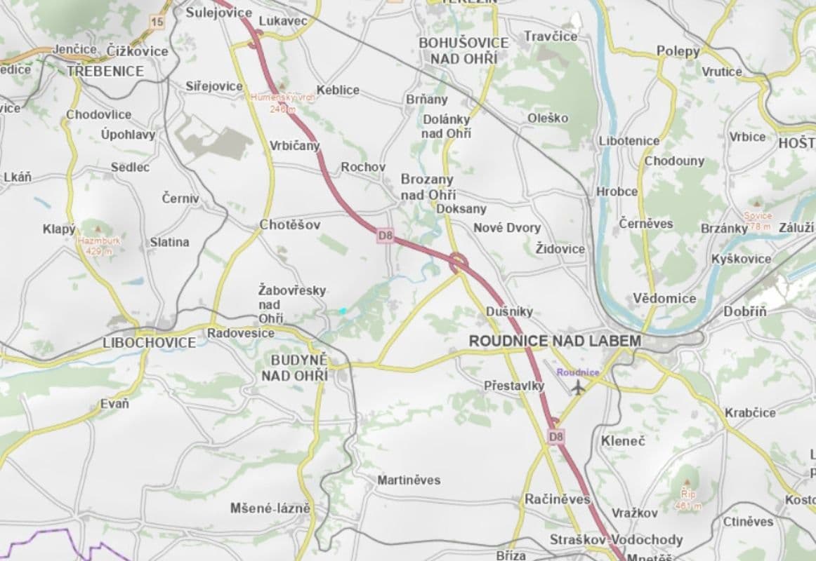 plot for sale, 3,124 m², Budyně nad Ohří, Ústecký Region plot for sale, 3,124 m², Budyně nad Ohří, Ústecký Region