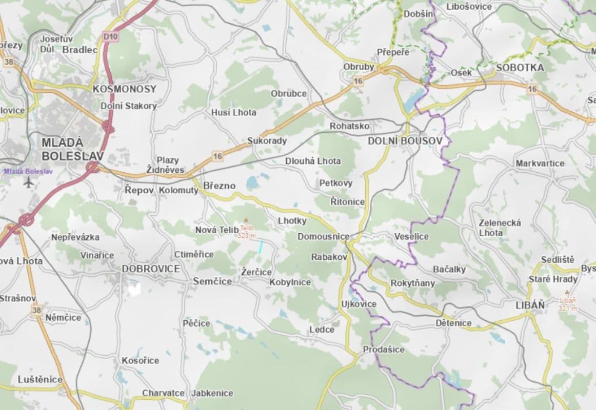 plot for sale, 16,716 m², Nová Telib, Středočeský Region plot for sale, 16,716 m², Nová Telib, Středočeský Region