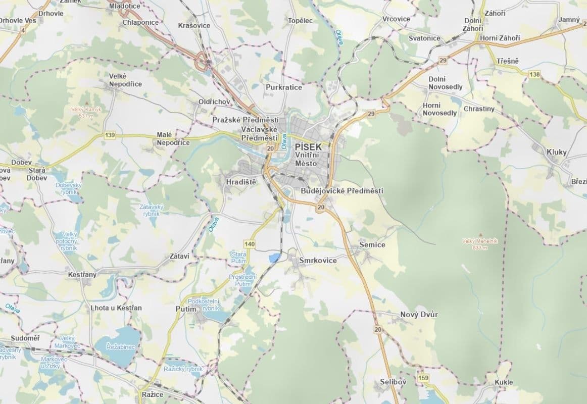 plot for sale, 16,858 m², Písek, Jihočeský Region plot for sale, 16,858 m², Písek, Jihočeský Region