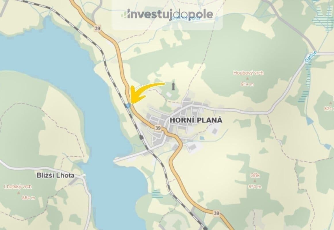 plot for sale, 5,807 m², Horní Planá, Jihočeský Region plot for sale, 5,807 m², Horní Planá, Jihočeský Region