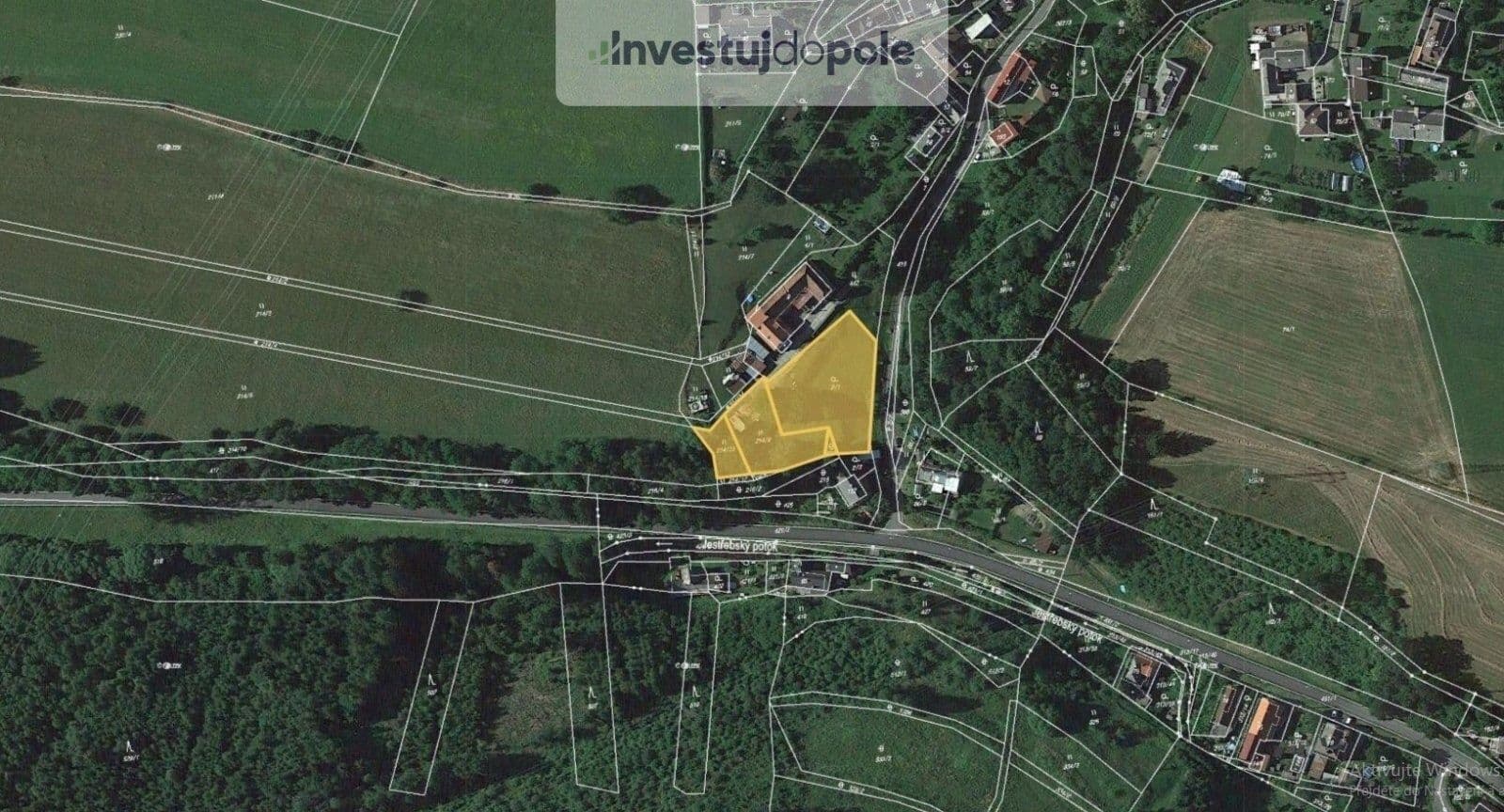 plot for sale, 2,433 m², Jestřebí, Olomoucký Region plot for sale, 2,433 m², Jestřebí, Olomoucký Region