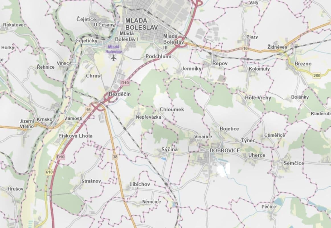 plot for sale, 5,646 m², Dobrovice, Středočeský Region plot for sale, 5,646 m², Dobrovice, Středočeský Region