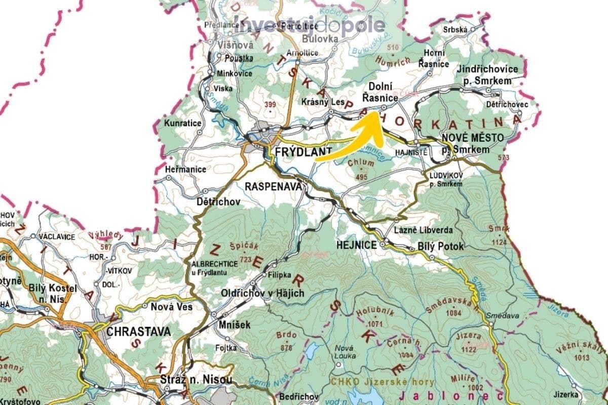 plot for sale, 2,046 m², Dolní Řasnice, Liberecký Region plot for sale, 2,046 m², Dolní Řasnice, Liberecký Region