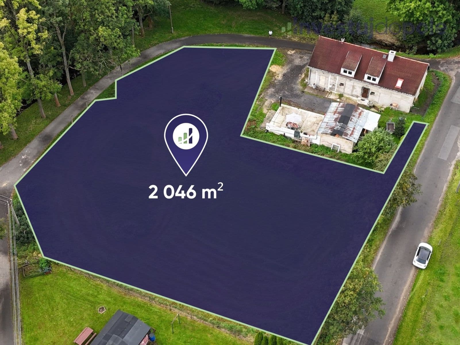 plot for sale, 2,046 m², Dolní Řasnice, Liberecký Region plot for sale, 2,046 m², Dolní Řasnice, Liberecký Region