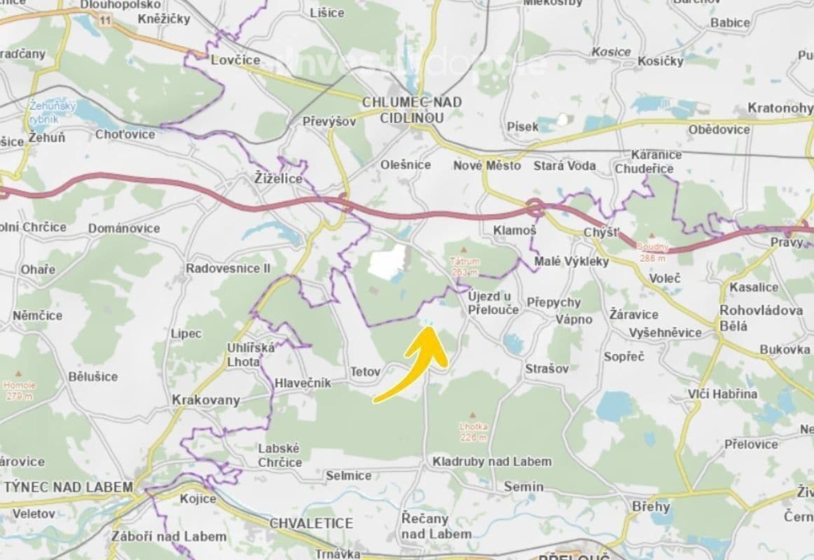 plot for sale, 2,604 m², Kladruby nad Labem, Pardubický Region plot for sale, 2,604 m², Kladruby nad Labem, Pardubický Region