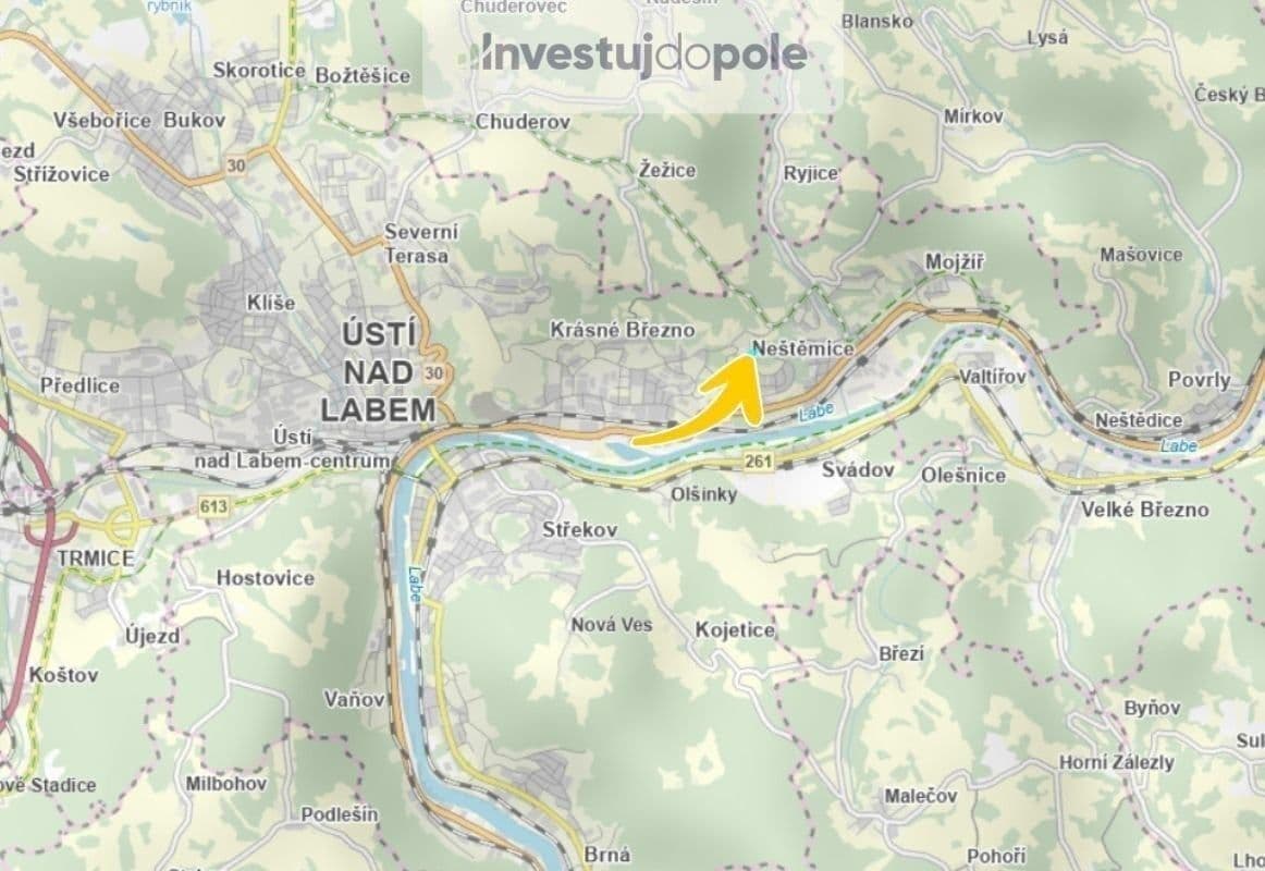 plot for sale, 3,606 m², Ústí nad Labem, Ústecký Region plot for sale, 3,606 m², Ústí nad Labem, Ústecký Region