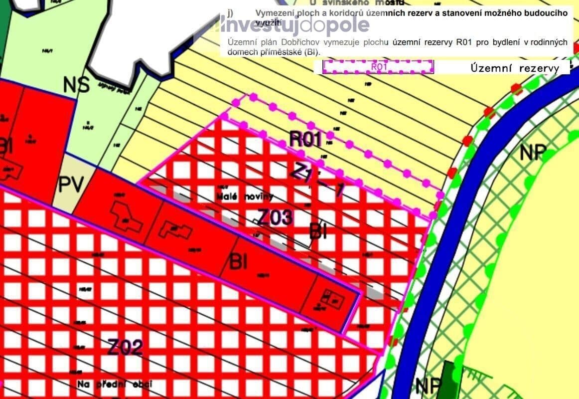 plot for sale, 1,645 m², Dobřichov, Středočeský Region plot for sale, 1,645 m², Dobřichov, Středočeský Region