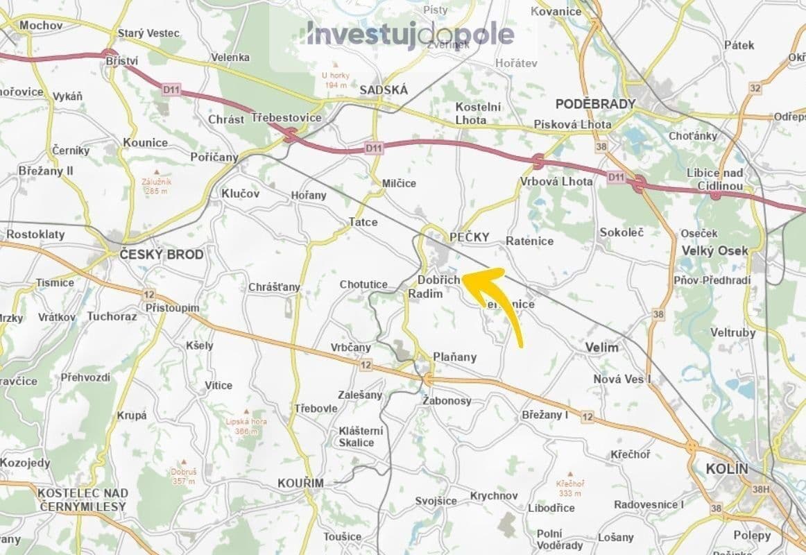 plot for sale, 1,645 m², Dobřichov, Středočeský Region plot for sale, 1,645 m², Dobřichov, Středočeský Region