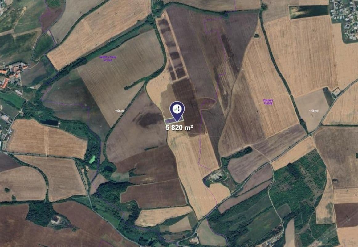 plot for sale, 2,910 m², Dobříč, Středočeský Region plot for sale, 2,910 m², Dobříč, Středočeský Region