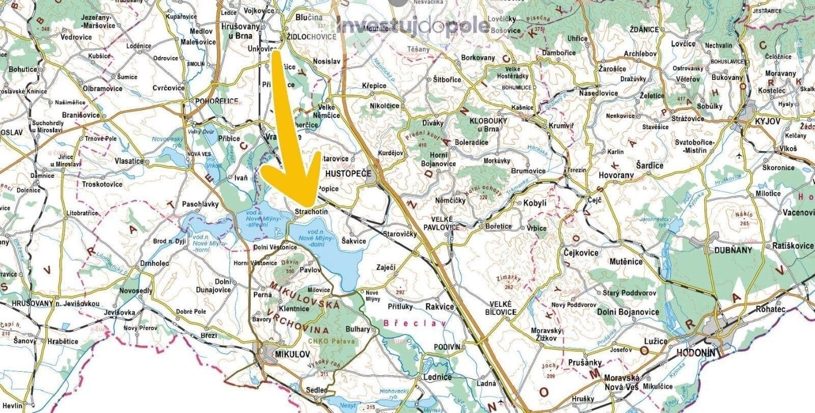 plot for sale, 4,997 m², Strachotín, Jihomoravský Region plot for sale, 4,997 m², Strachotín, Jihomoravský Region