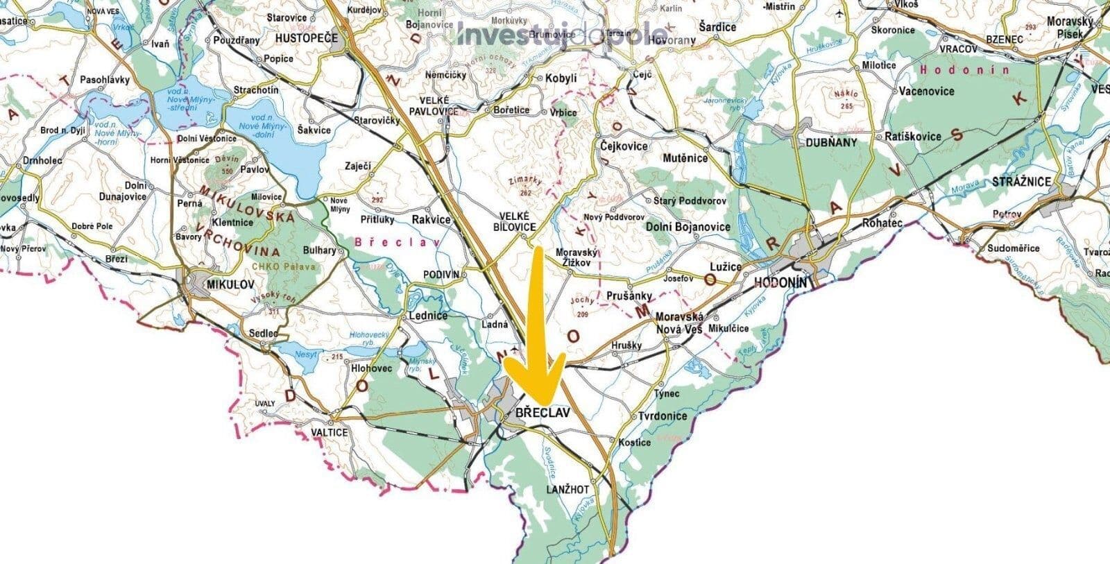 plot for sale, 1,817 m², Kostice, Jihomoravský Region plot for sale, 1,817 m², Kostice, Jihomoravský Region