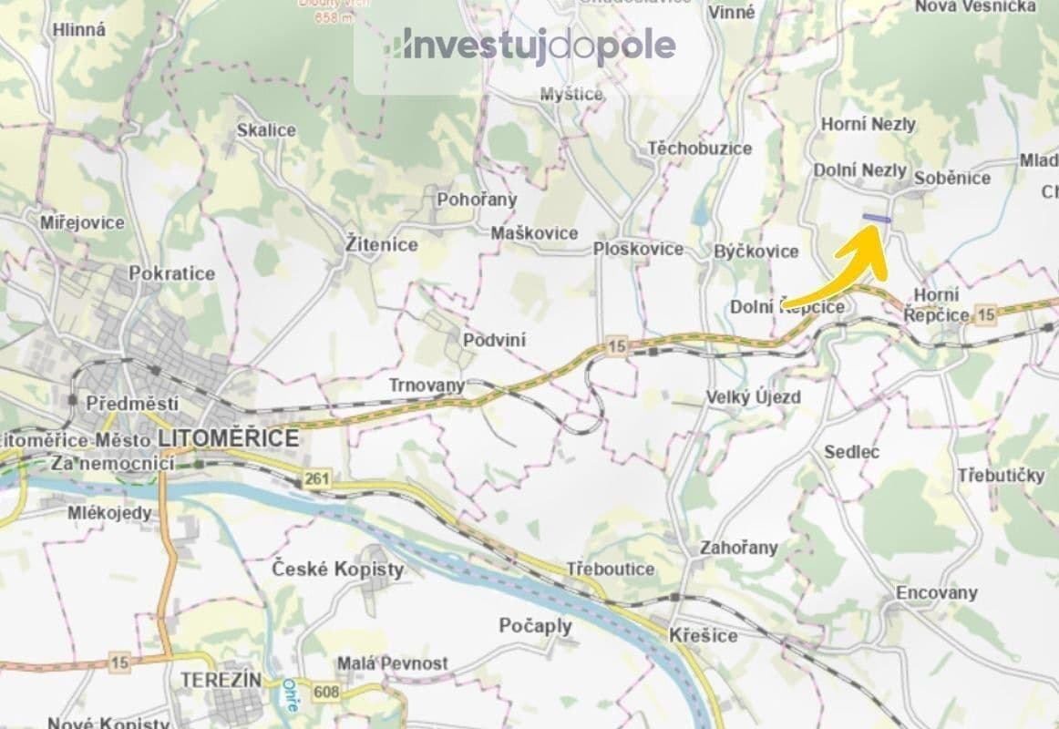 plot for sale, 6,199 m², Liběšice, Ústecký Region plot for sale, 6,199 m², Liběšice, Ústecký Region