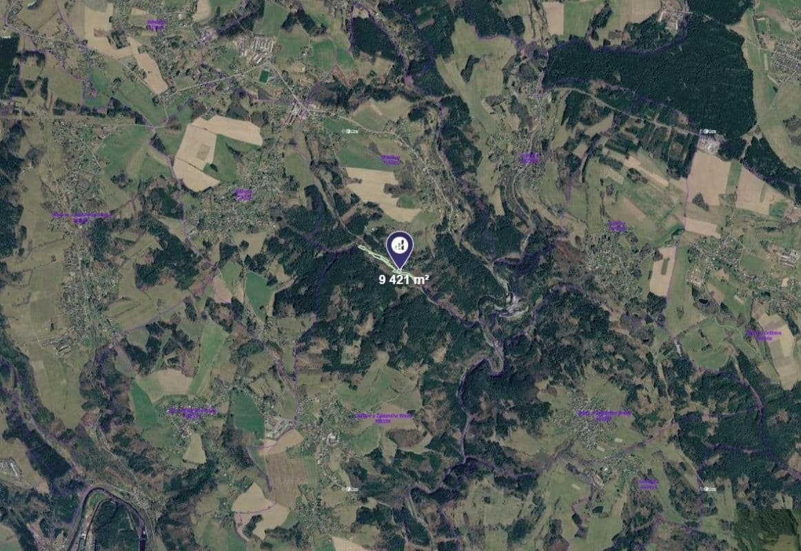 plot for sale, 5,685 m², Pěnčín, Liberecký Region plot for sale, 5,685 m², Pěnčín, Liberecký Region