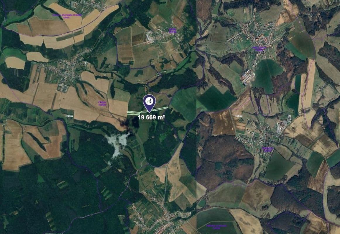 plot for sale, 4,783 m², Částkov, Zlínský Region plot for sale, 4,783 m², Částkov, Zlínský Region