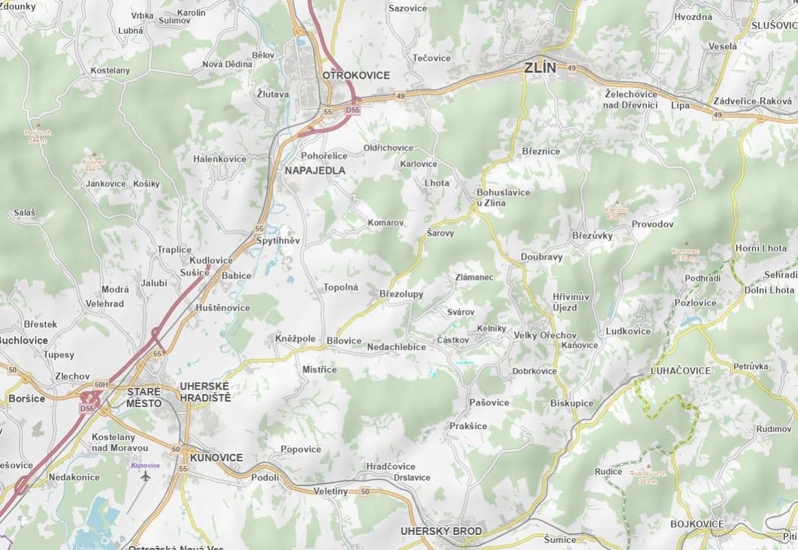 plot for sale, 4,783 m², Částkov, Zlínský Region plot for sale, 4,783 m², Částkov, Zlínský Region