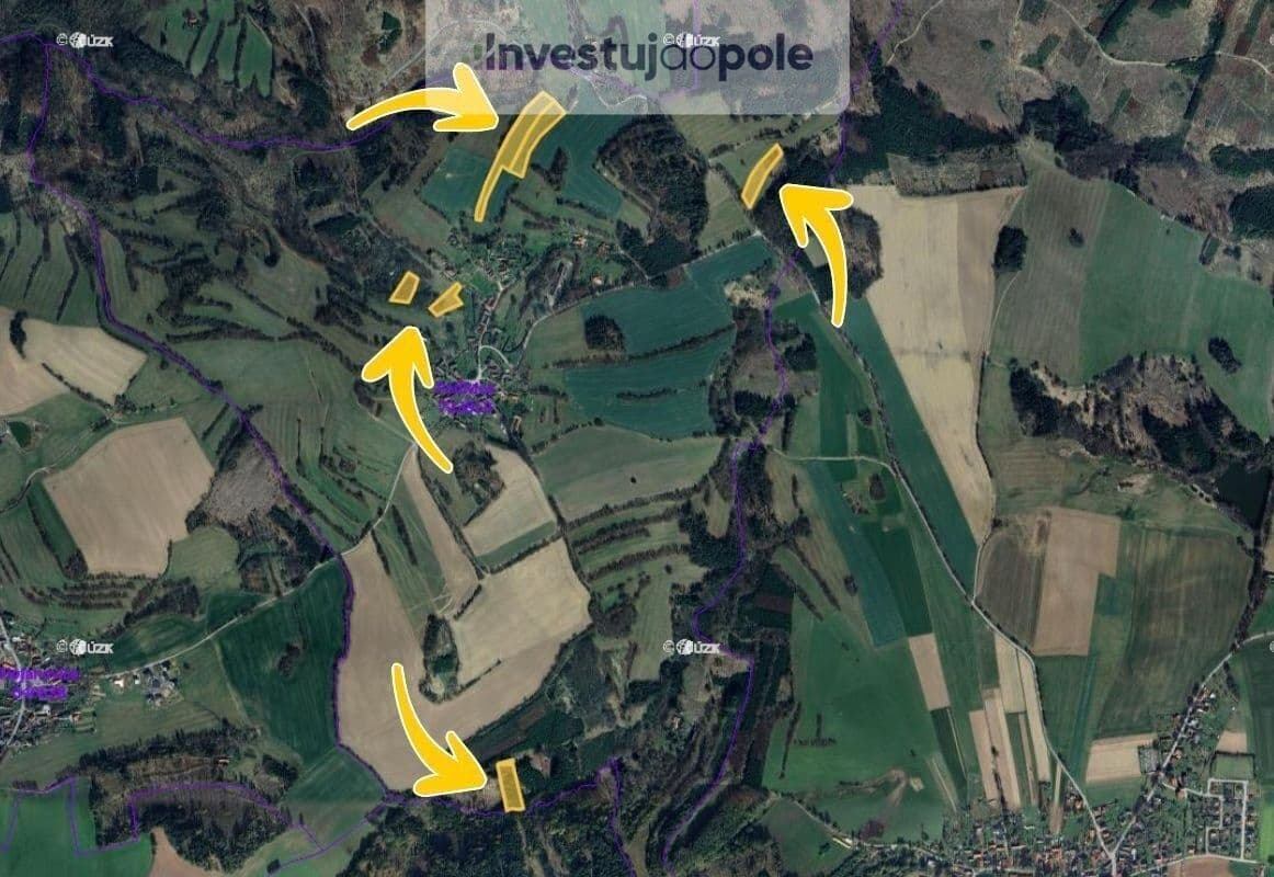 plot for sale, 34,224 m², Kaliště, Vysočina Region plot for sale, 34,224 m², Kaliště, Vysočina Region