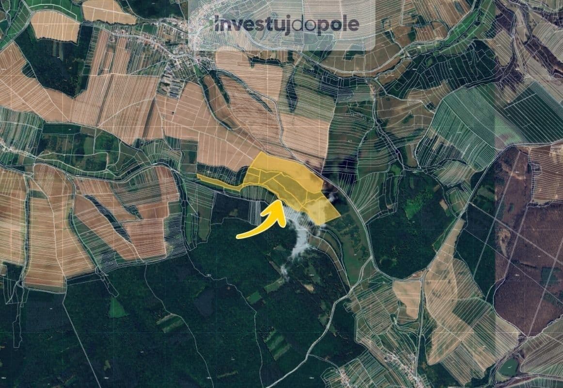 plot for sale, 1,668 m², Částkov, Zlínský Region plot for sale, 1,668 m², Částkov, Zlínský Region
