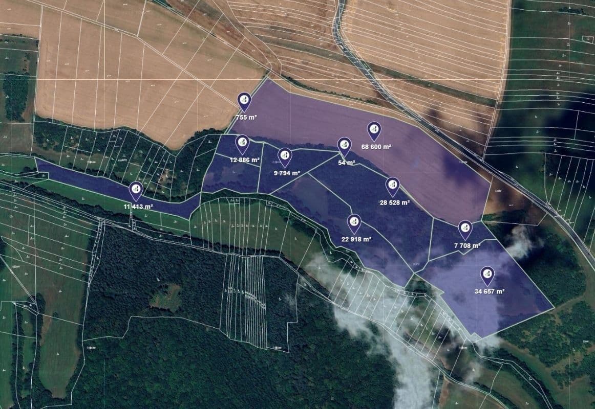 plot for sale, 1,591 m², Částkov, Zlínský Region plot for sale, 1,591 m², Částkov, Zlínský Region