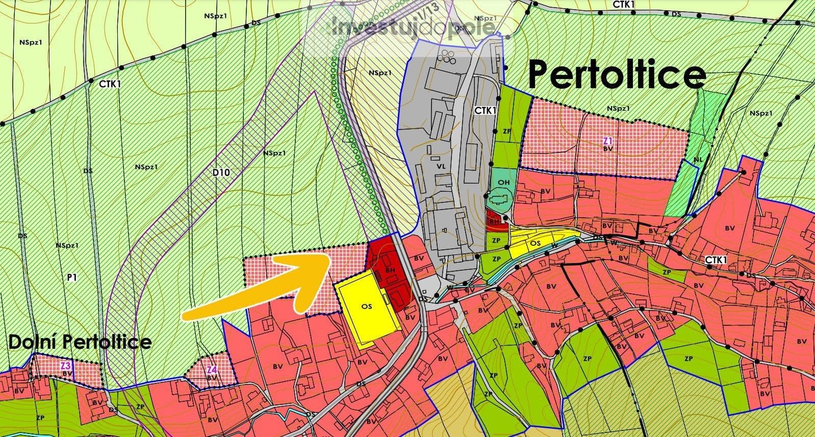 plot for sale, 21,724 m², Pertoltice, Liberecký Region plot for sale, 21,724 m², Pertoltice, Liberecký Region
