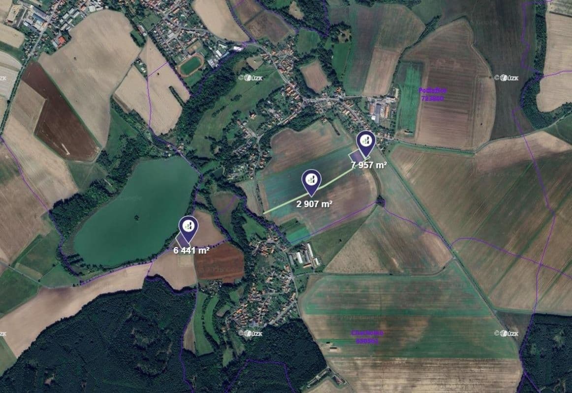 plot for sale, 1,825 m², Chrast, Pardubický Region plot for sale, 1,825 m², Chrast, Pardubický Region